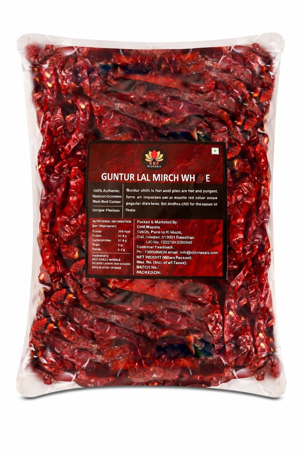 Adukkala Red Chilli Whole 200 g