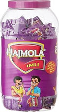 Dabur Hajmola Imli - Tasty Digestive Tablets - 160 Sachet Jar with Dabur Amla Hair Oil - 25 ml