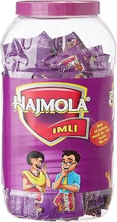 Dabur Hajmola Imli - Tasty Digestive Tablets - 160 Sachet Jar with Dabur Amla Hair Oil - 25 ml