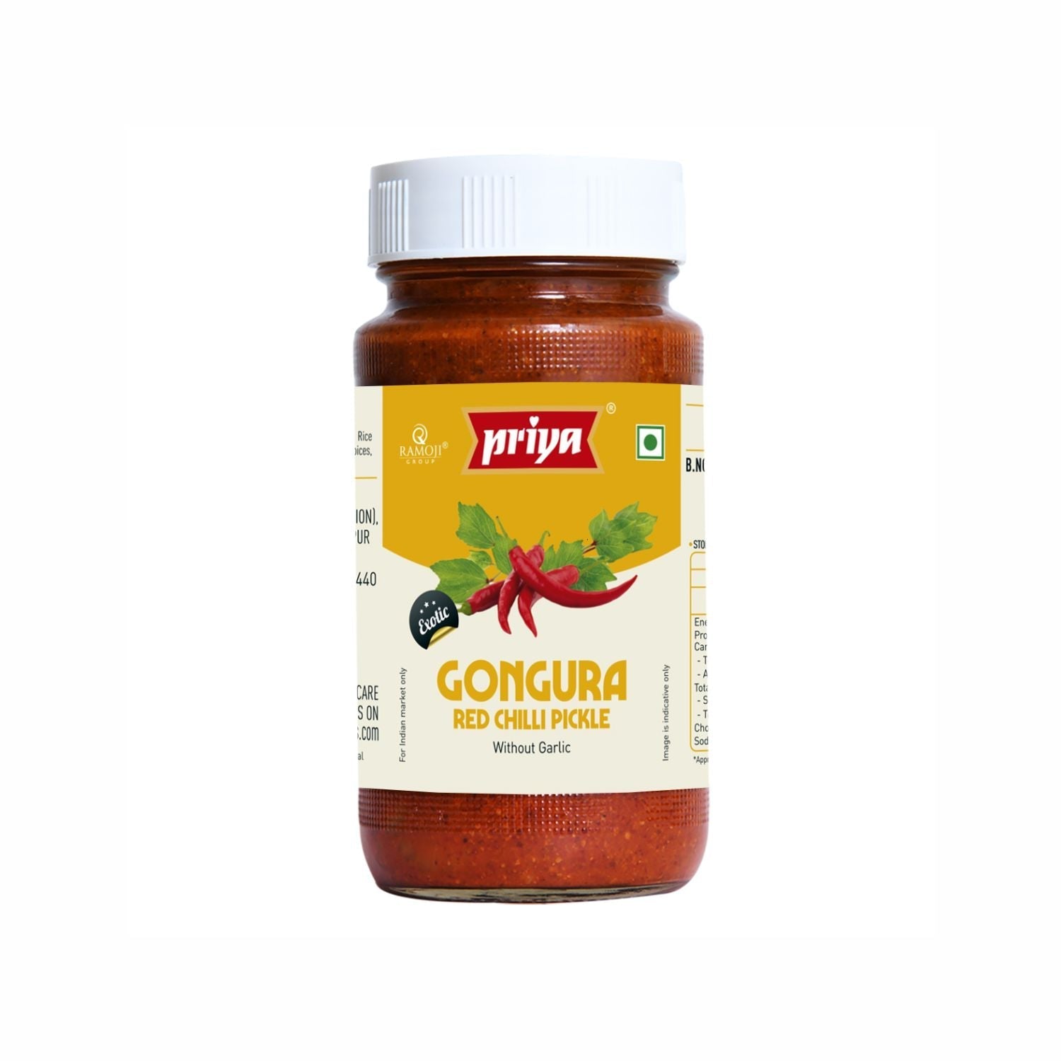 Priya Gongura Red Chilli Pickle * 300 g
