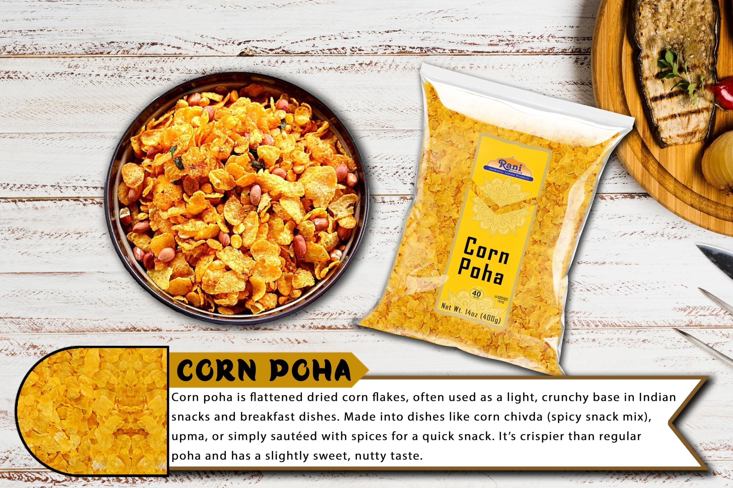 Gajanand Poha Corn 400 g