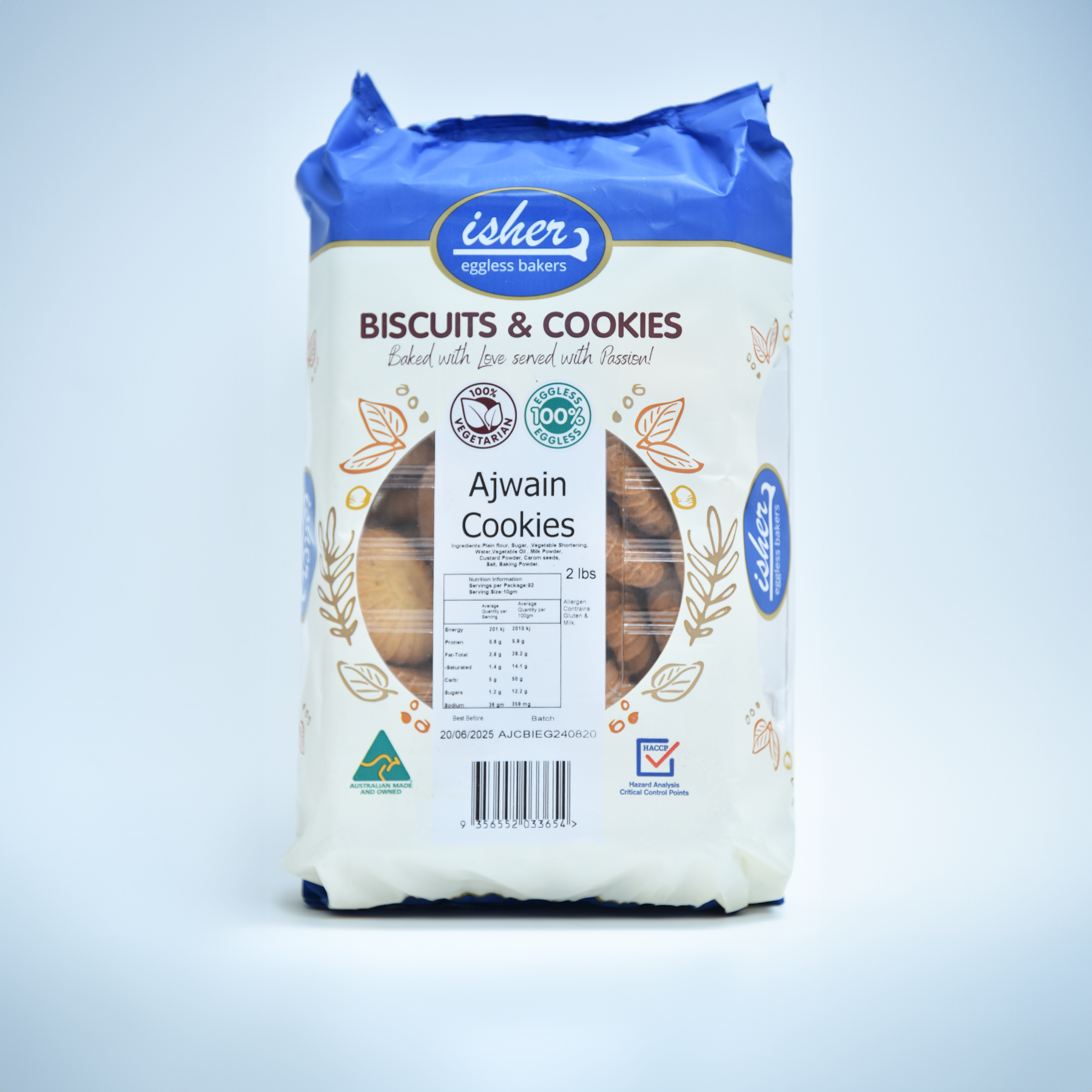 Isher Ajwain Biscuits 2 Lb