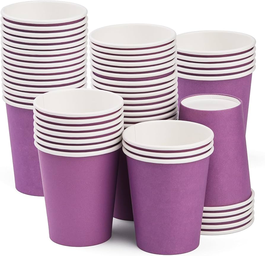 Paper 8 oz Cups 25 Pieces