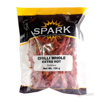 Spark Chilli Whole Hot 100 g
