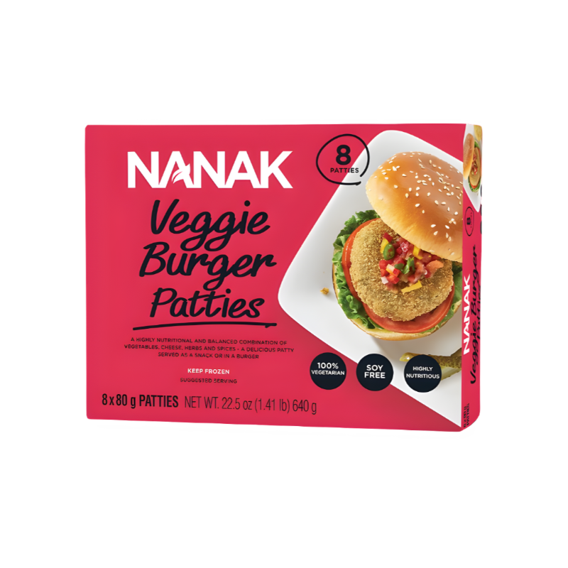 Nanak Veggie Burger Patties 640 g