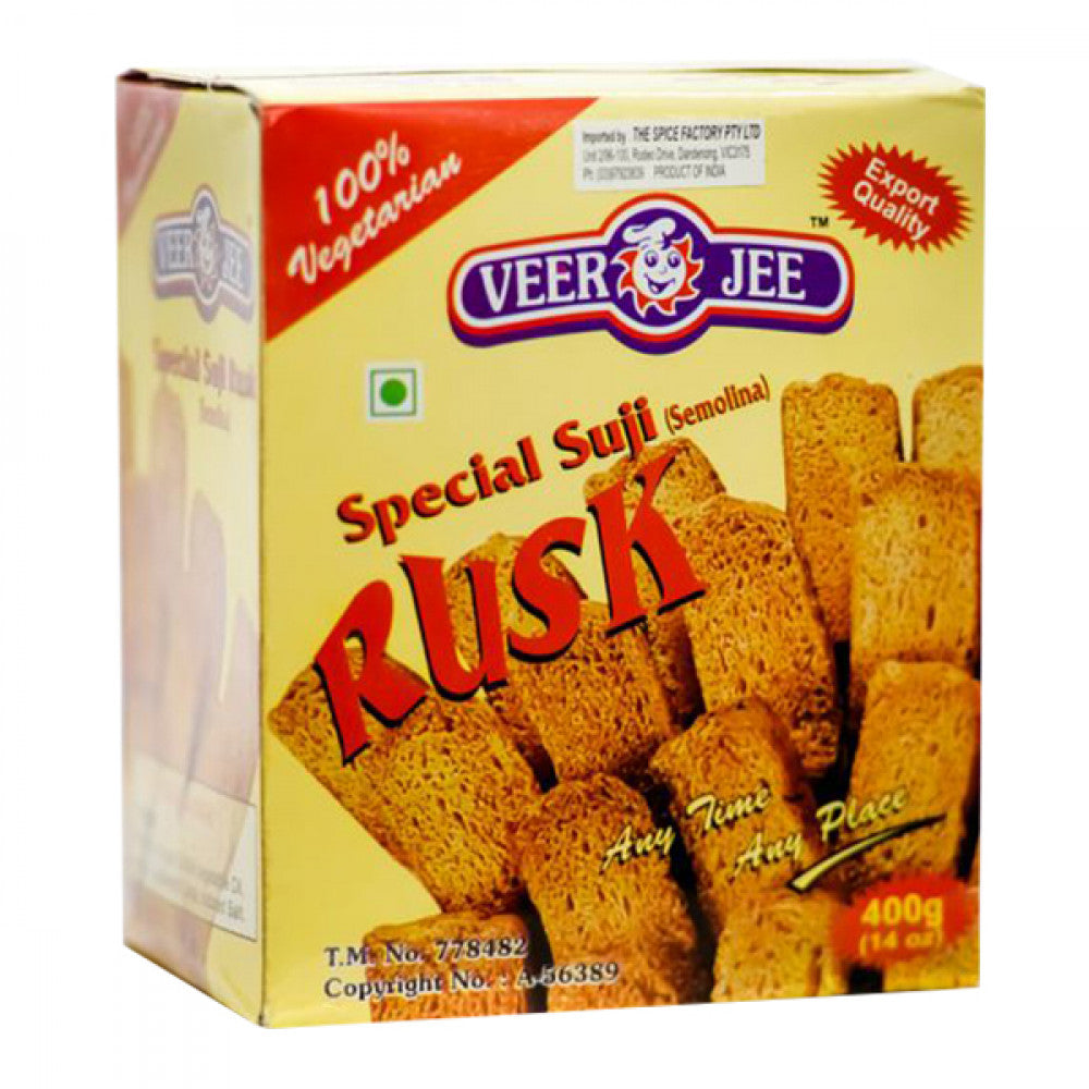 Veer Jee Suji Rusk 400 g