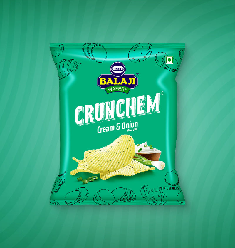 Balaji Wafers Cream & Onion 150 g