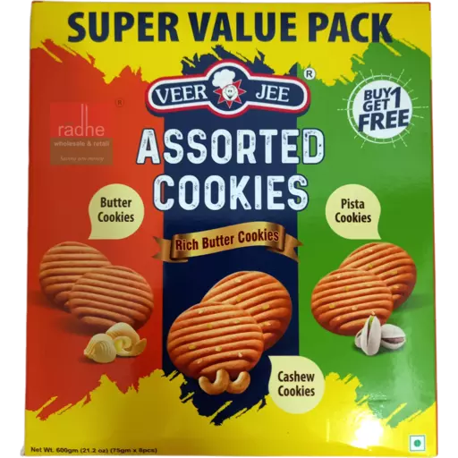 Veer Jee Pista Cookies 600 g