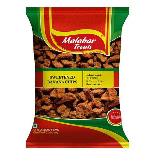 Malabar Treats Sweetened Banana Chips 400 g