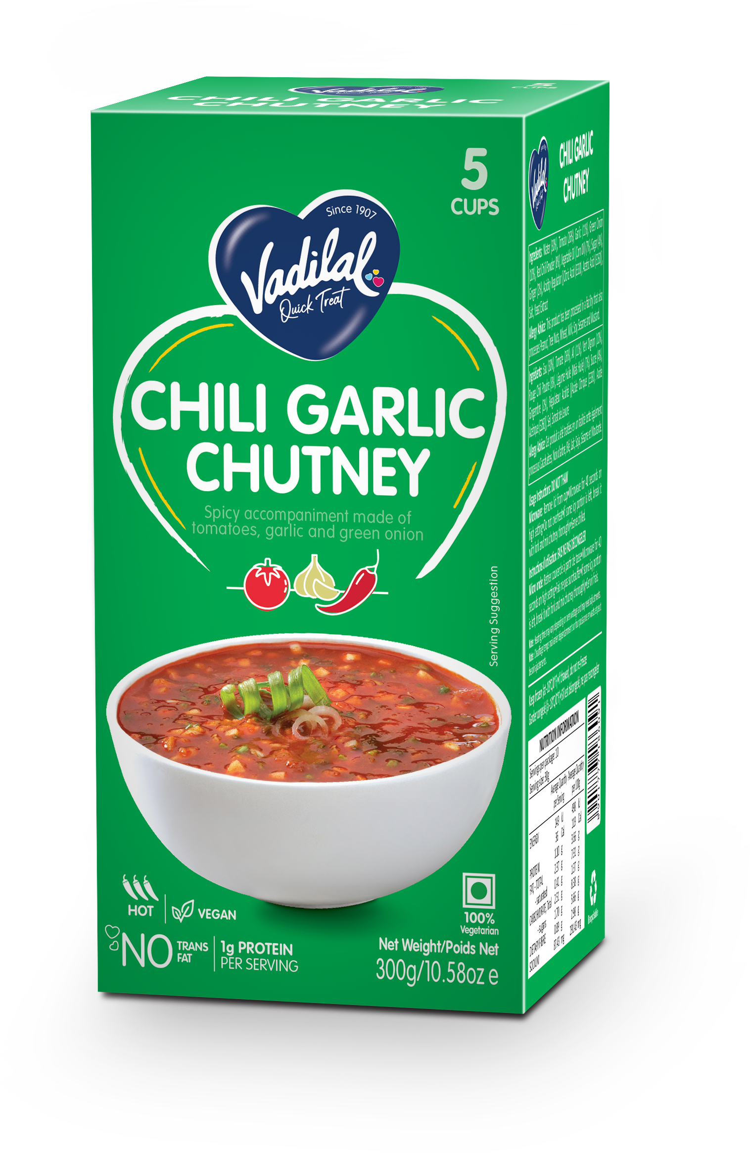 Vadilal Chilli Garlic Chutney 300 g