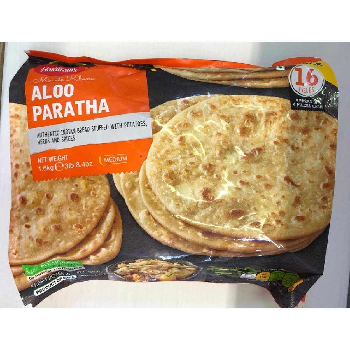 Haldirams Aloo Paratha 1.6 kg