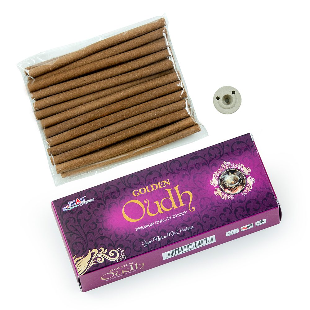 SF Golden Oudh Dhoop Box