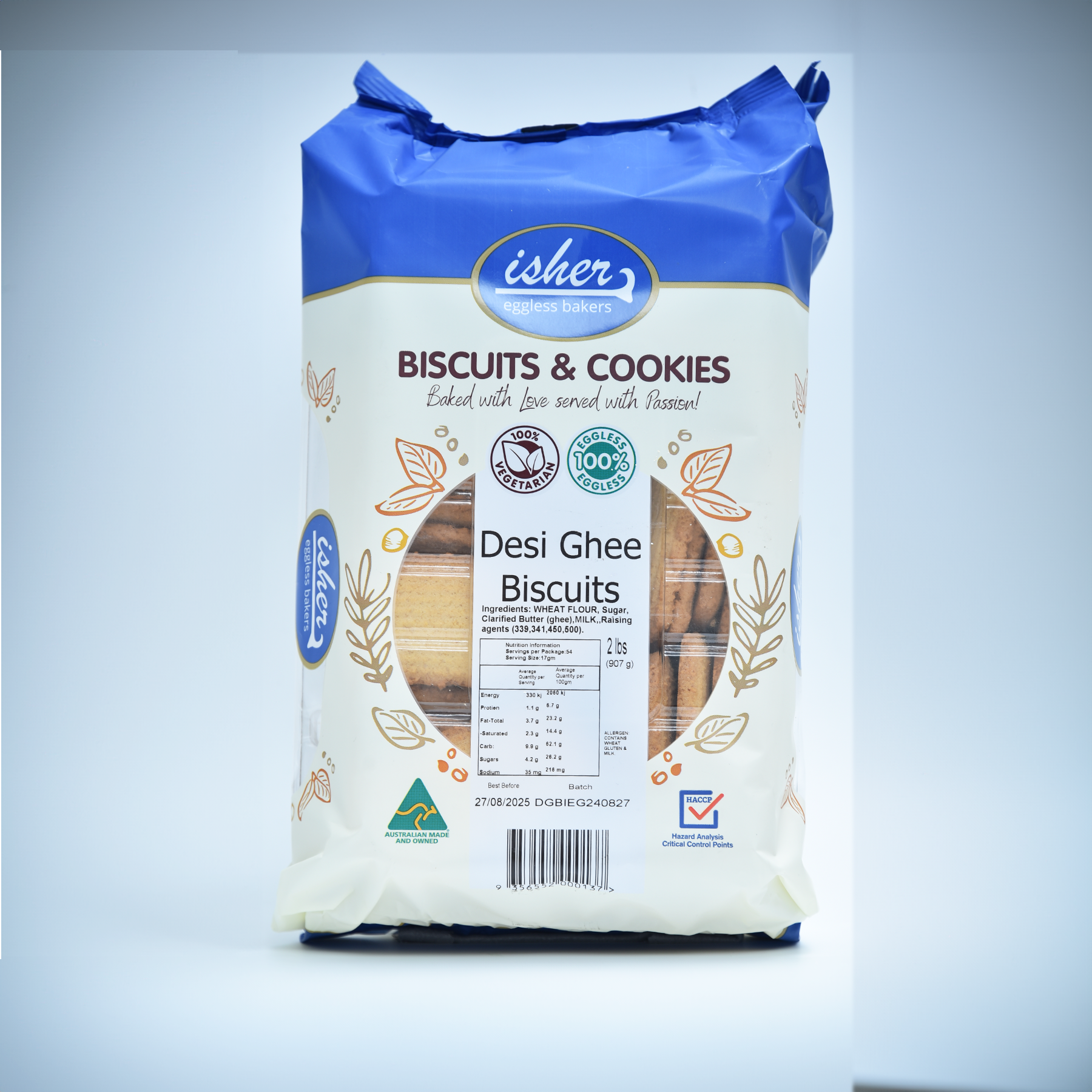 Isher Desi Ghee Biscuits 2 Lb
