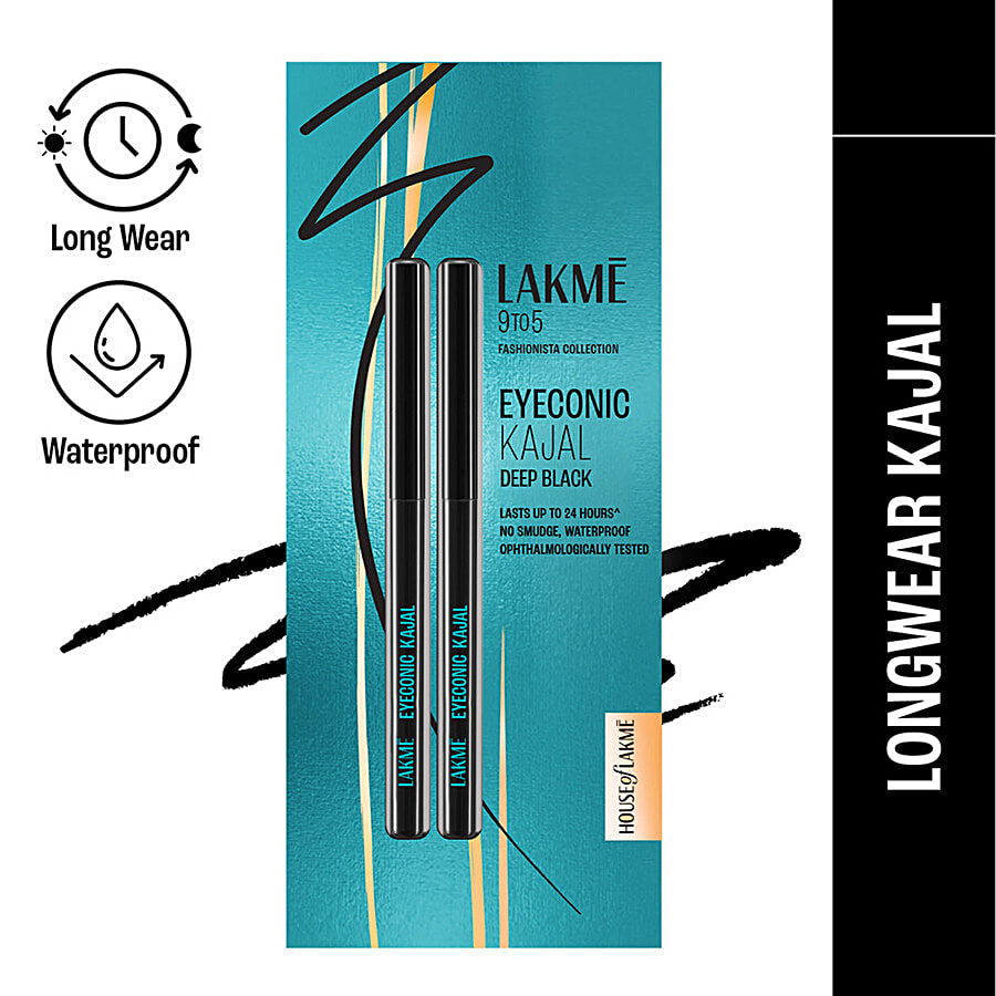 Lakme Eyeconic Kajal Twin Pack