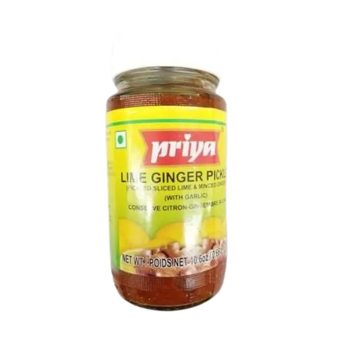 Priya Lime Ginger Wo Garl 300 g