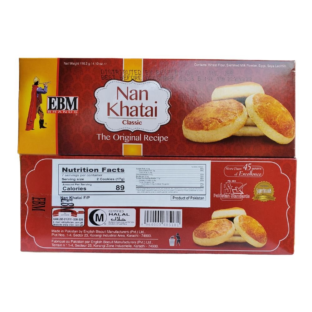 EBM Nan Khatai 116 g