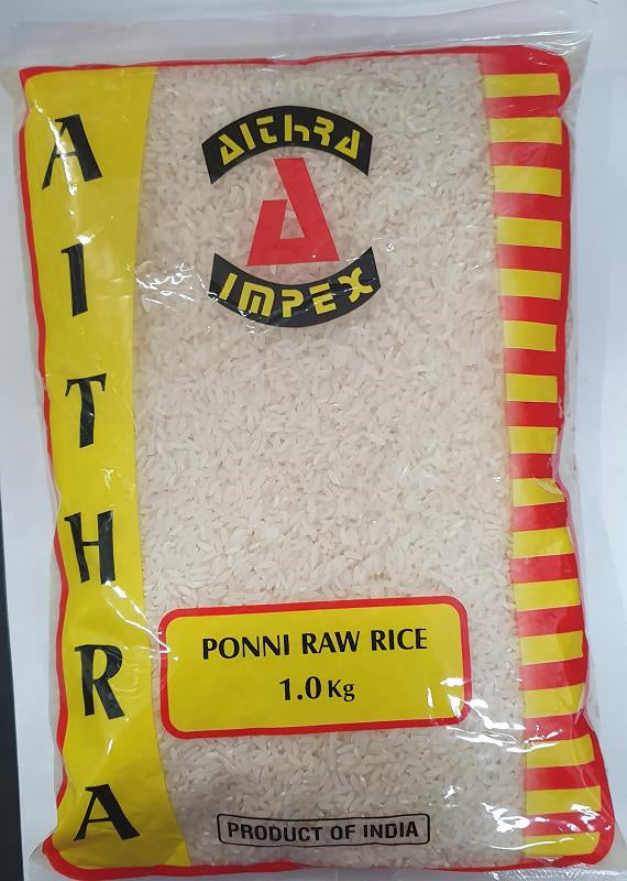 Aithra Ponni Raw Rice 1 kg