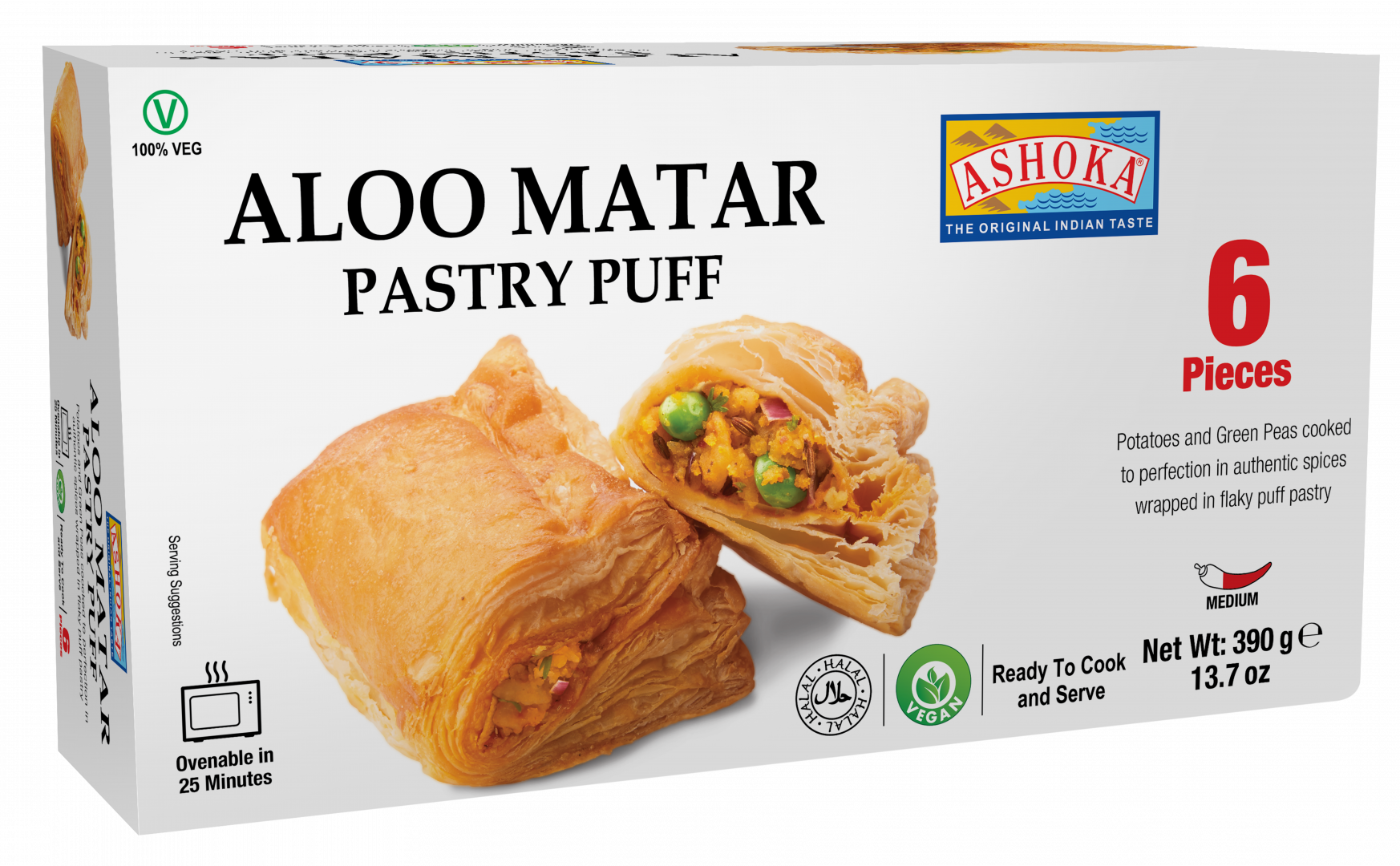 Ashoka Aloo Mater Puff 390 g