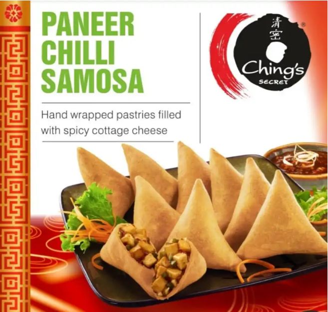 Chings Paneer Chilli Samosa 10 Pieces