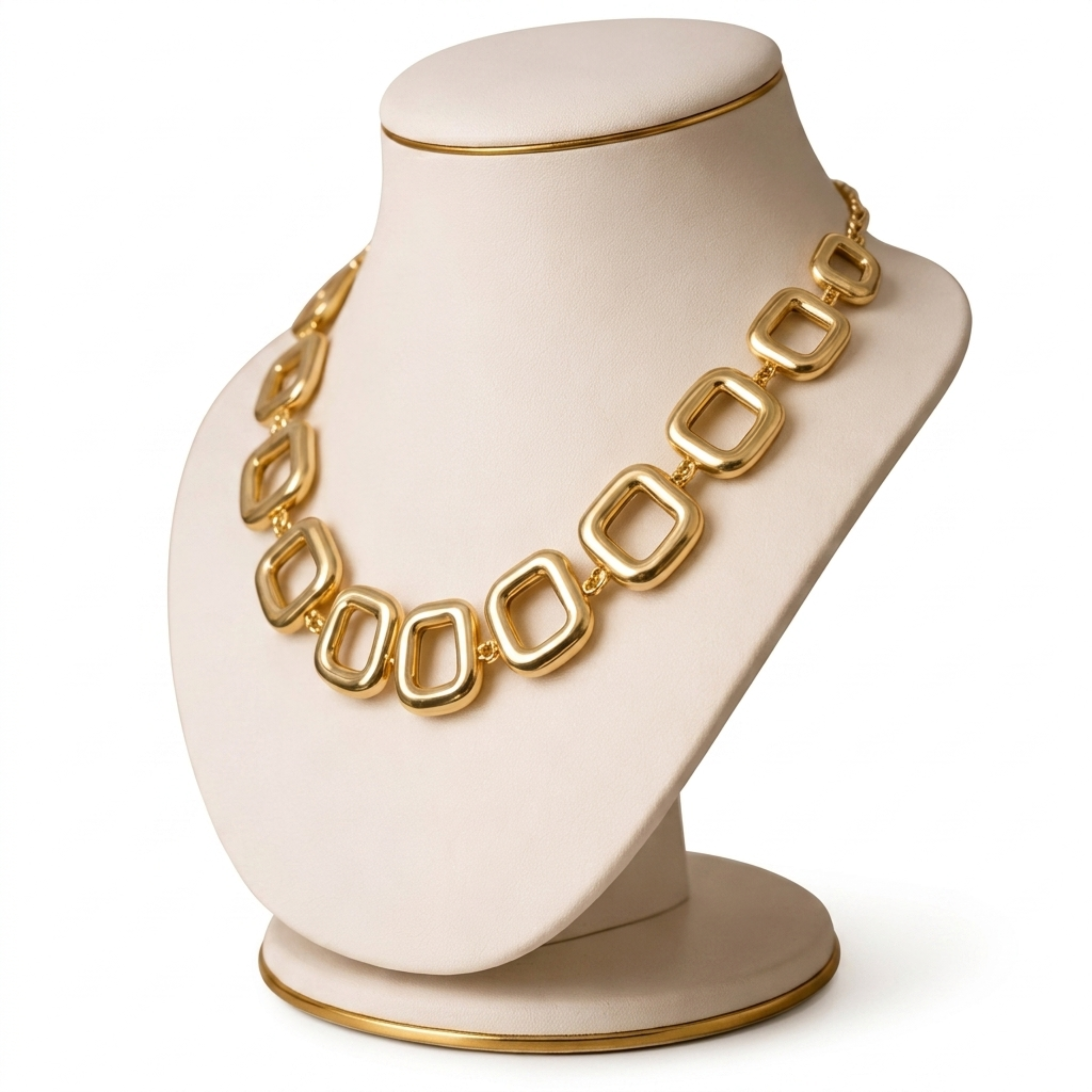 Oval Link Gold Necklace