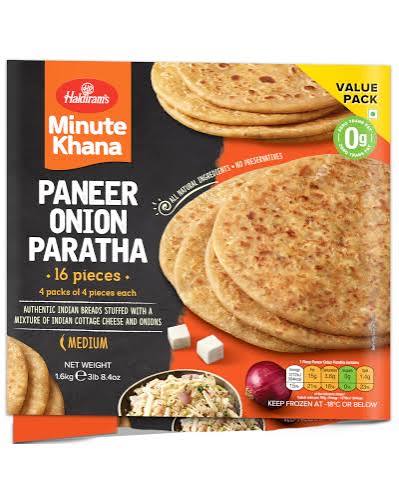 Haldirams D 15Pcs Panner Onion Paratha