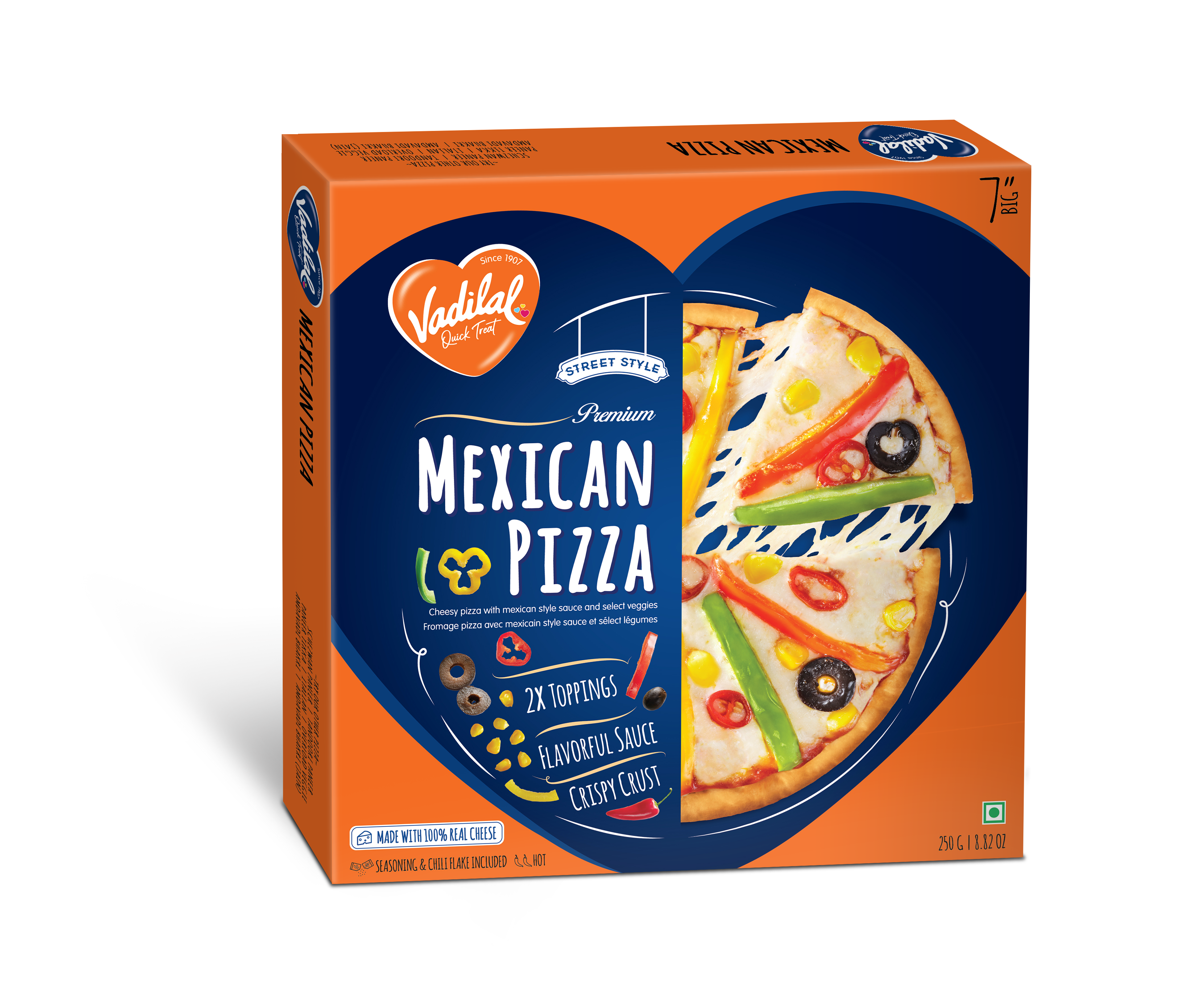 Vadilal Mexican Pizza 250 g