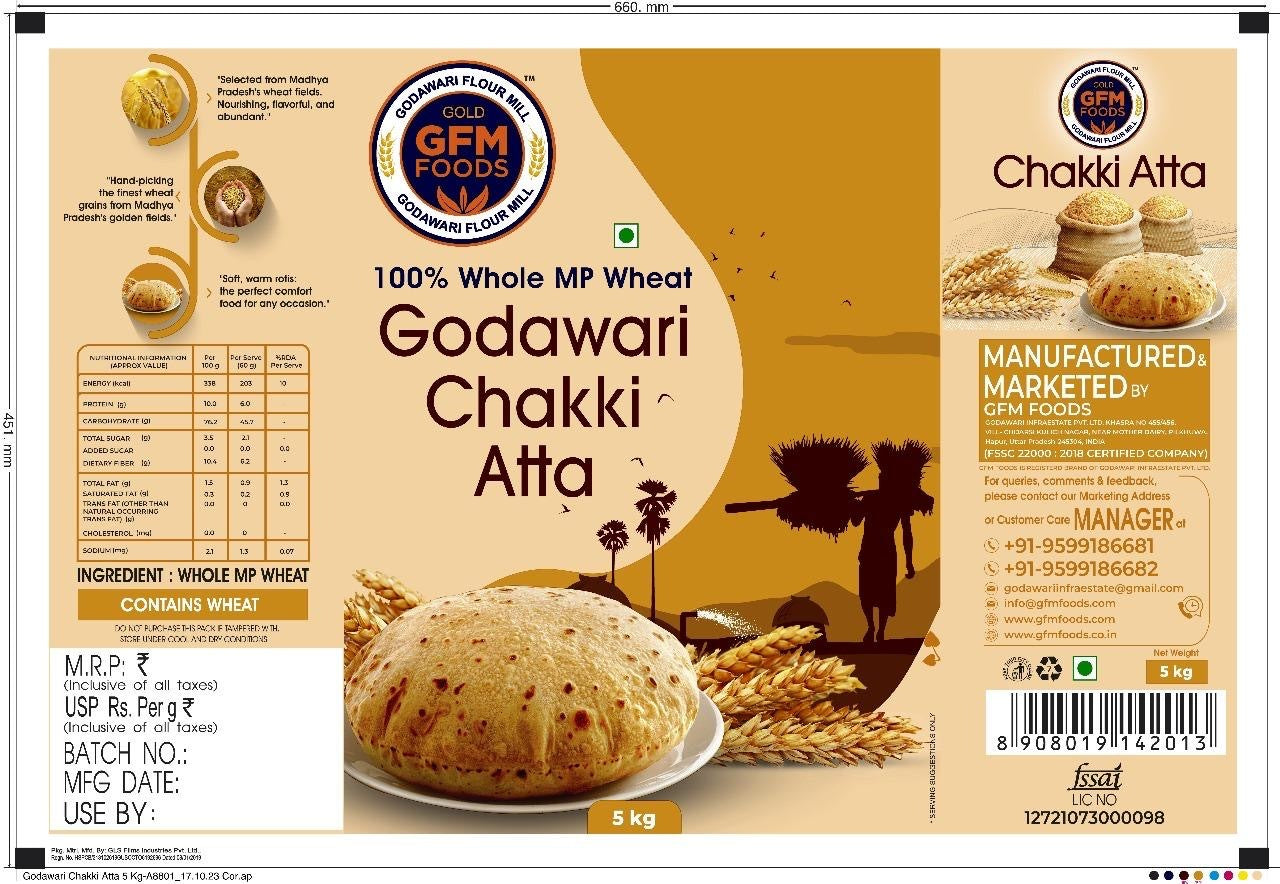Godawari Chakki Atta 10 kg