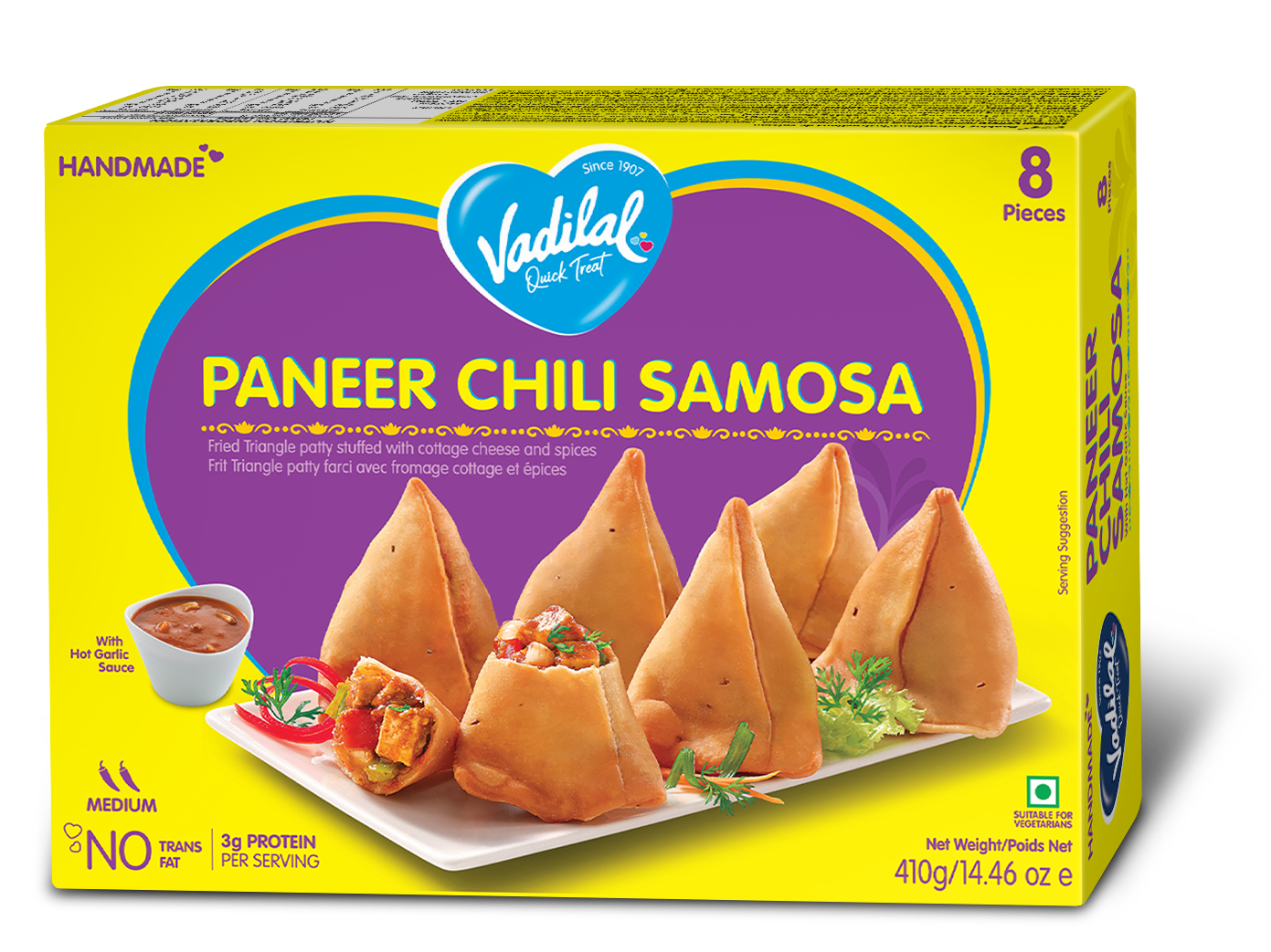 Vadilal Paneer Chili Samosa 410 g