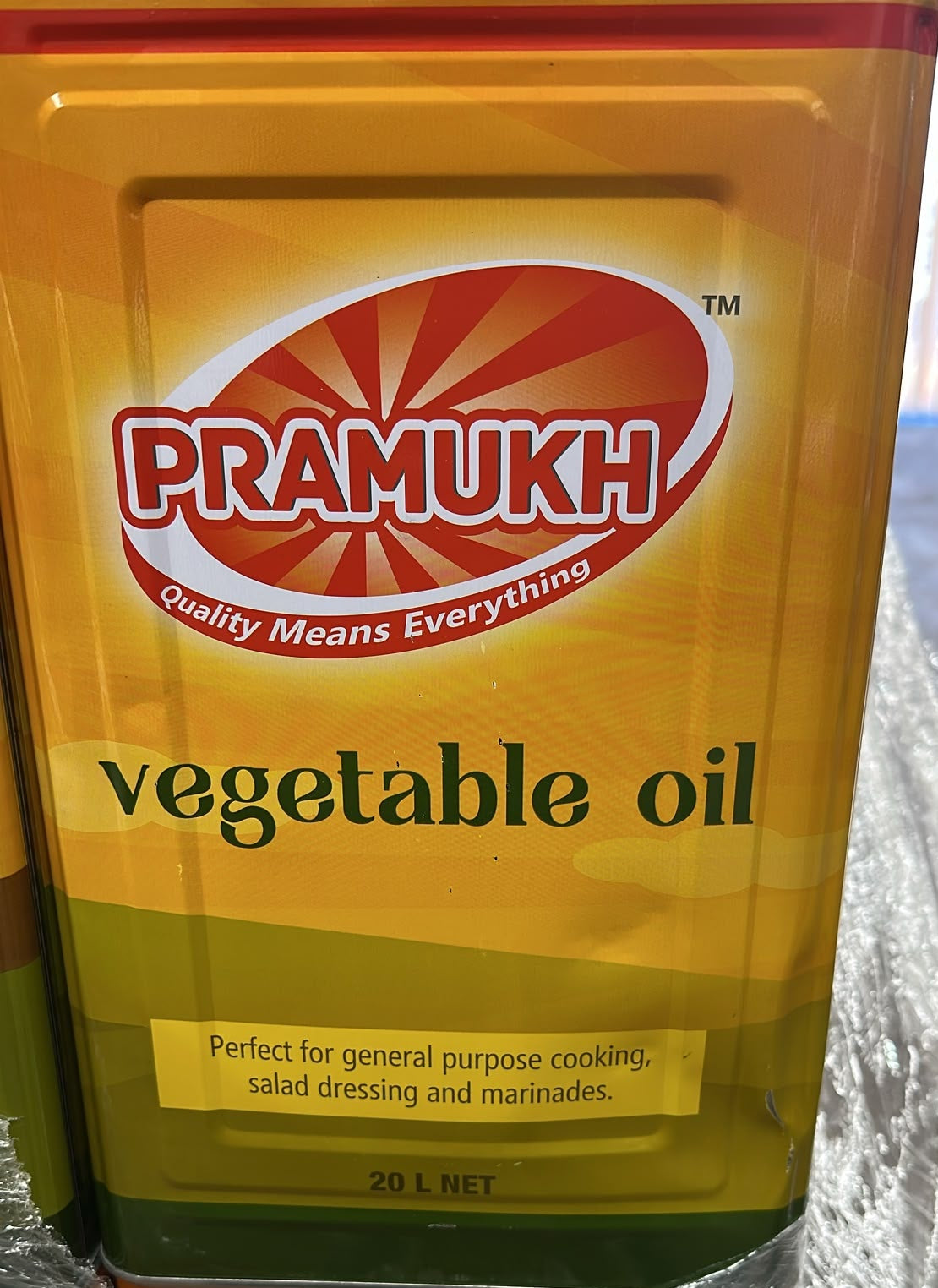 Pramukh Vegetable Oil 20 L