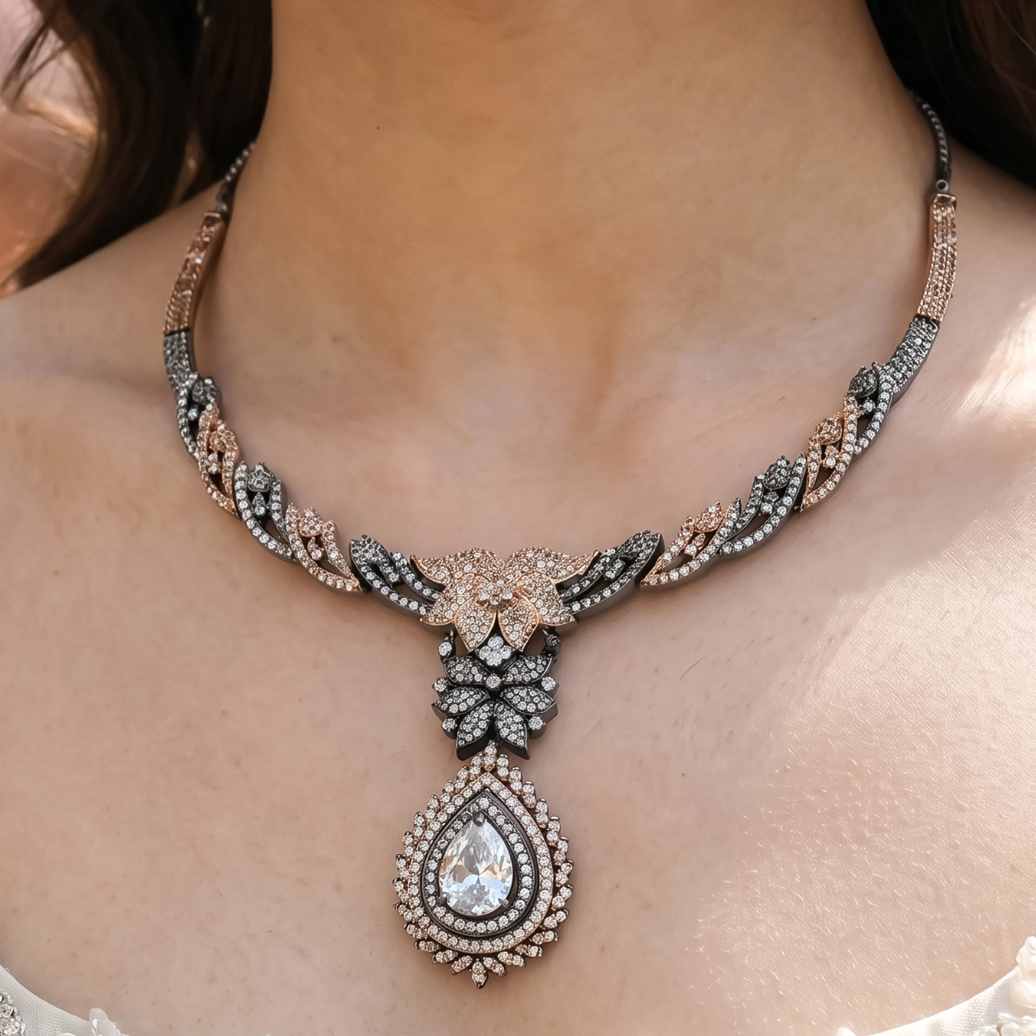Trinity Bloom Necklace