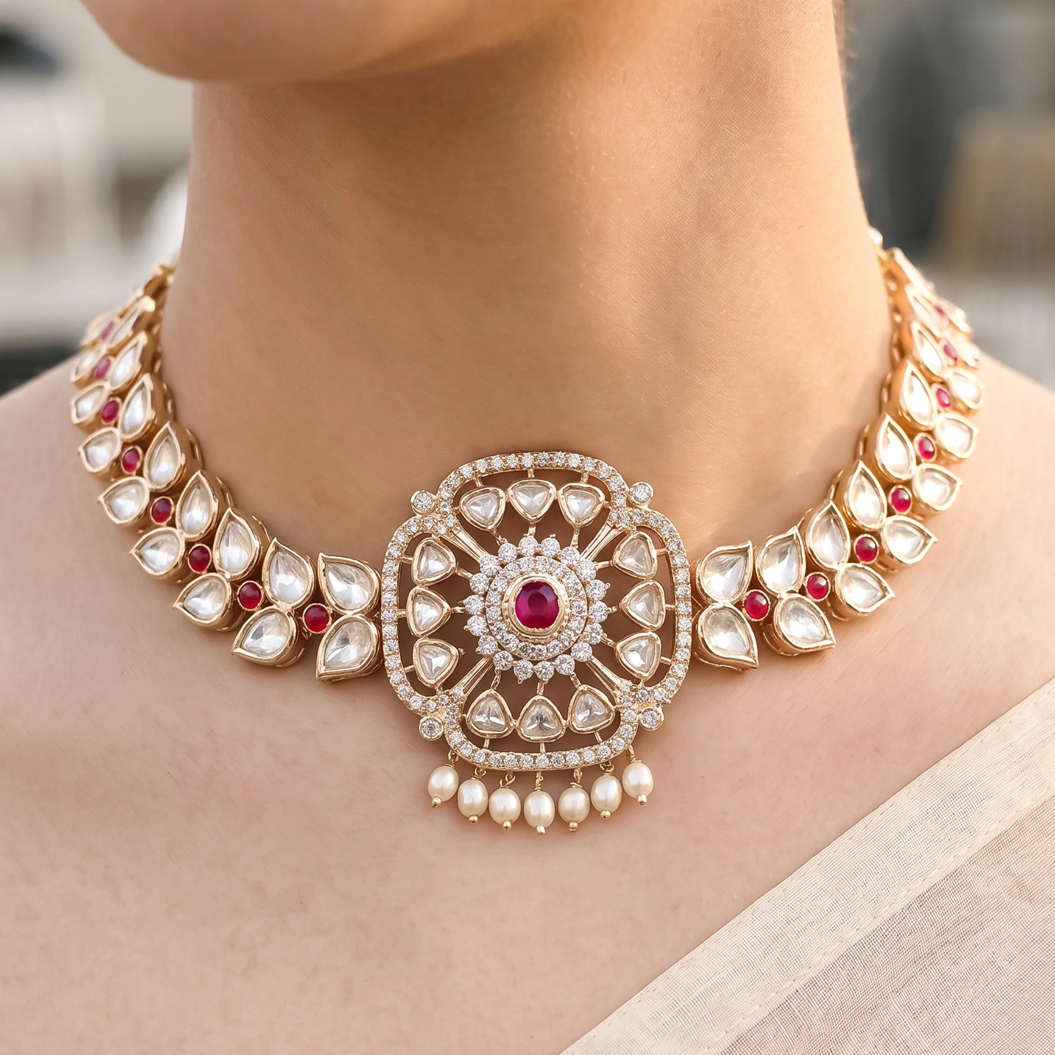 Ruhira Necklace Set