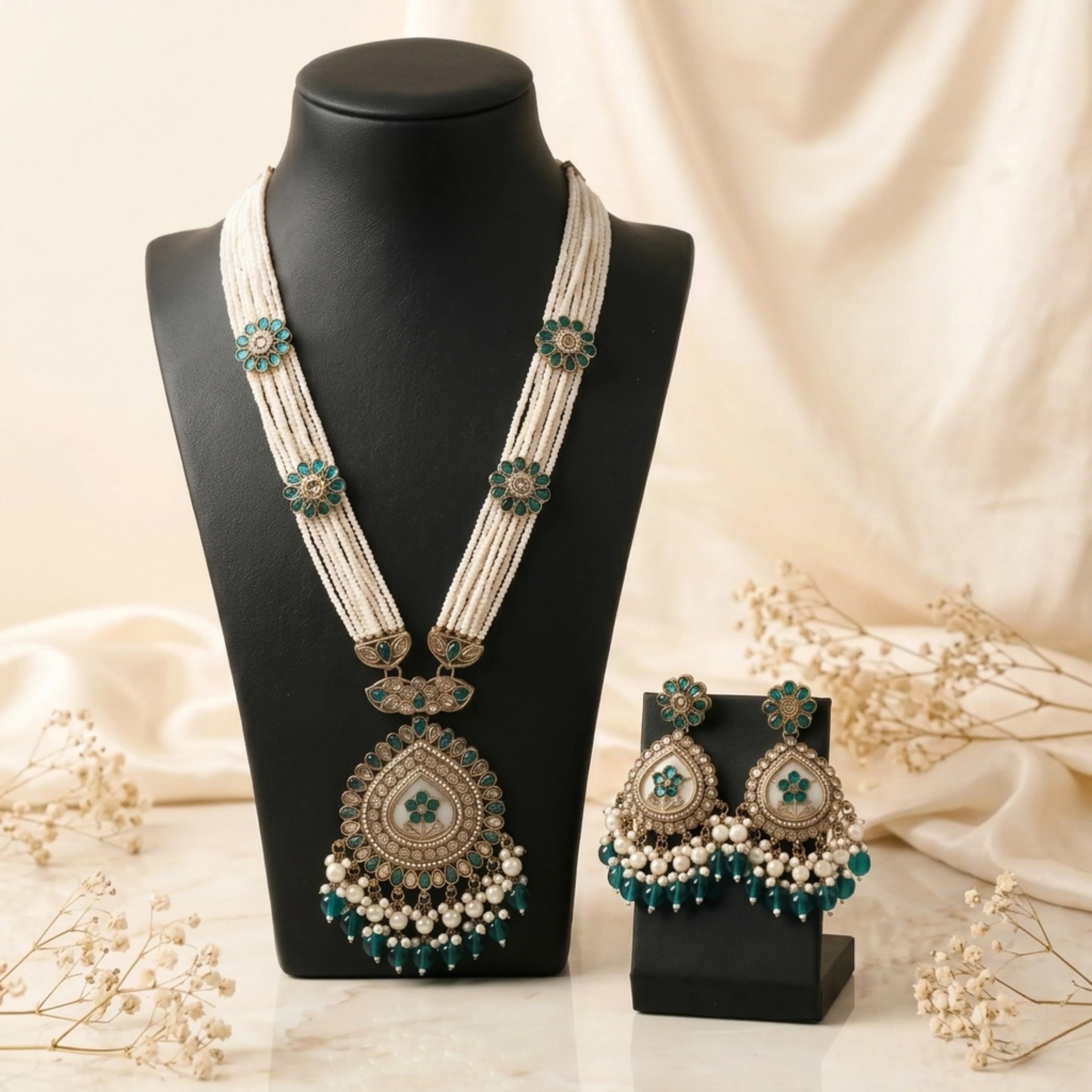 Meher-e-Panna Necklace Set