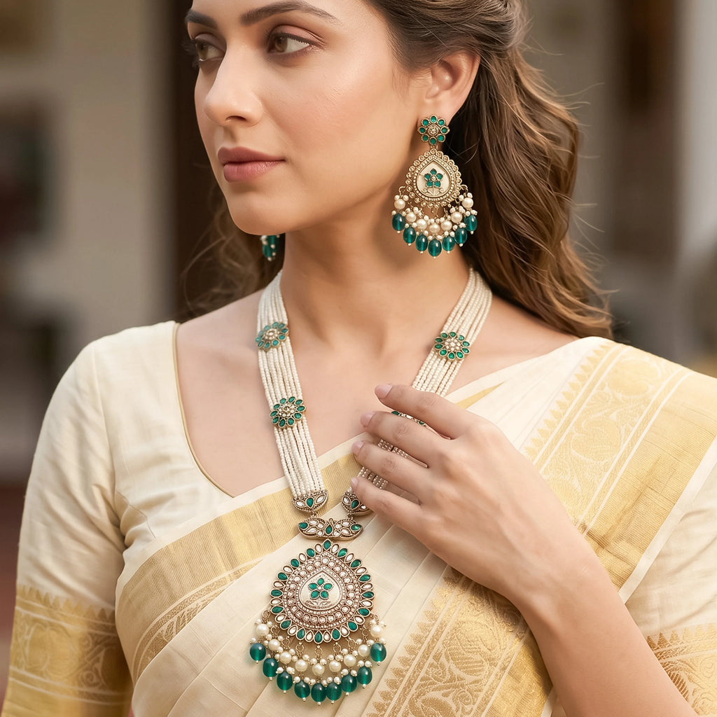 Meher-e-Panna Necklace Set