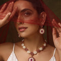 Ruby Pearl Royale Necklace Set