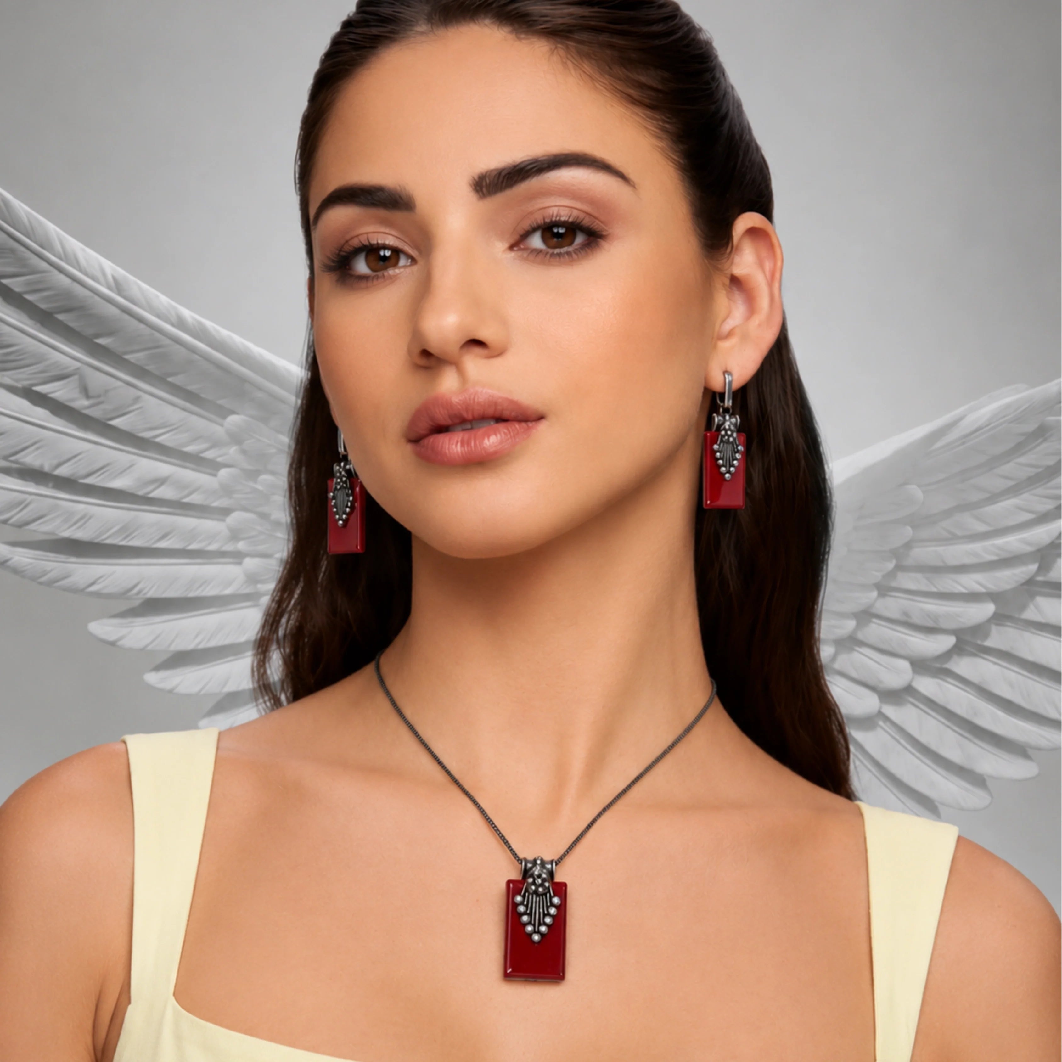Crimson Noir Elegance Set