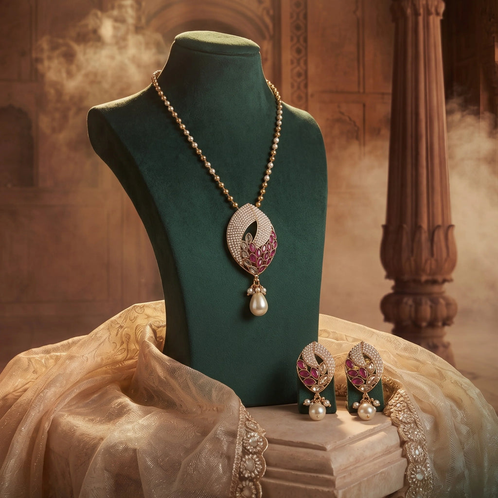 Royal Amethyst Pearl Bloom Set