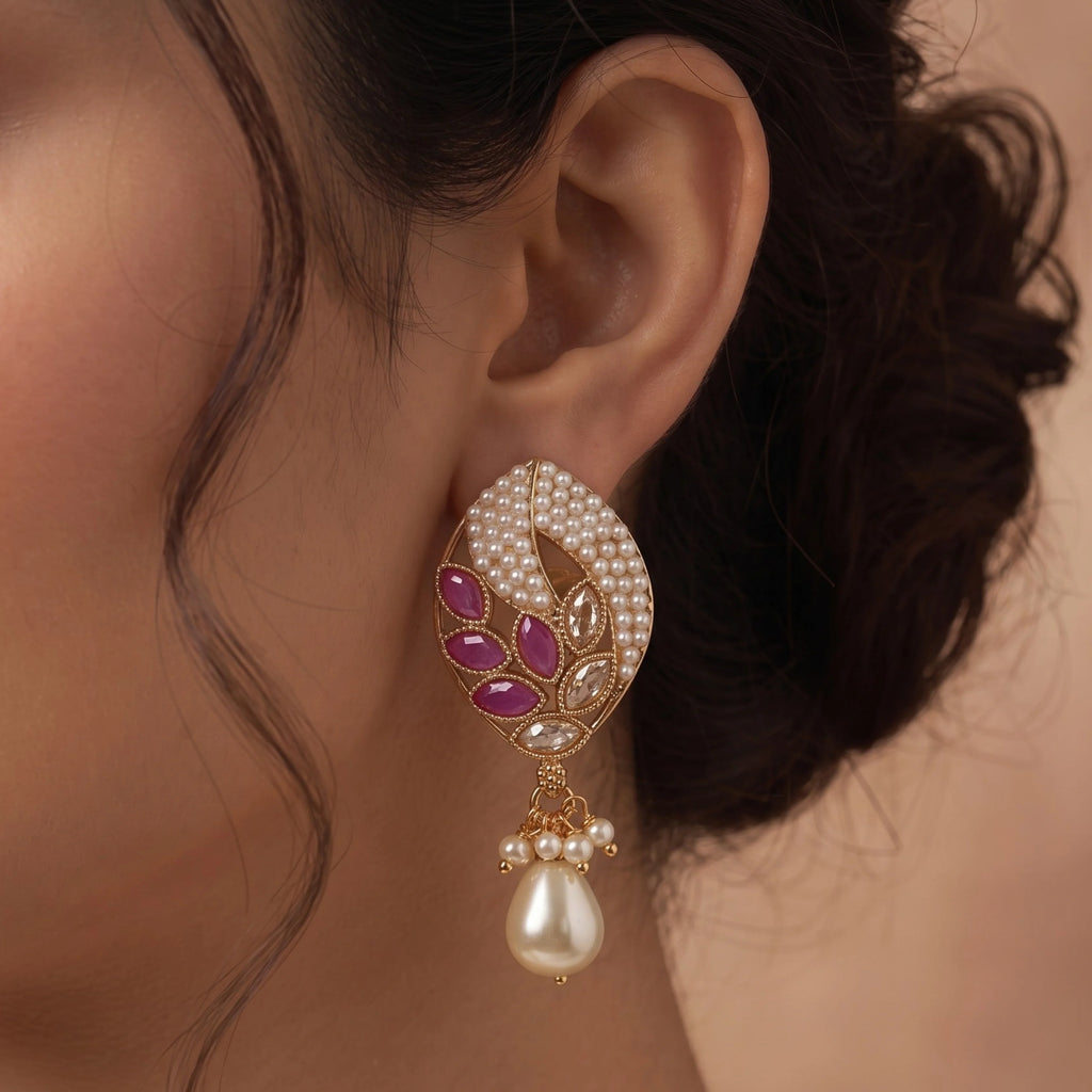 Royal Amethyst Pearl Bloom Set