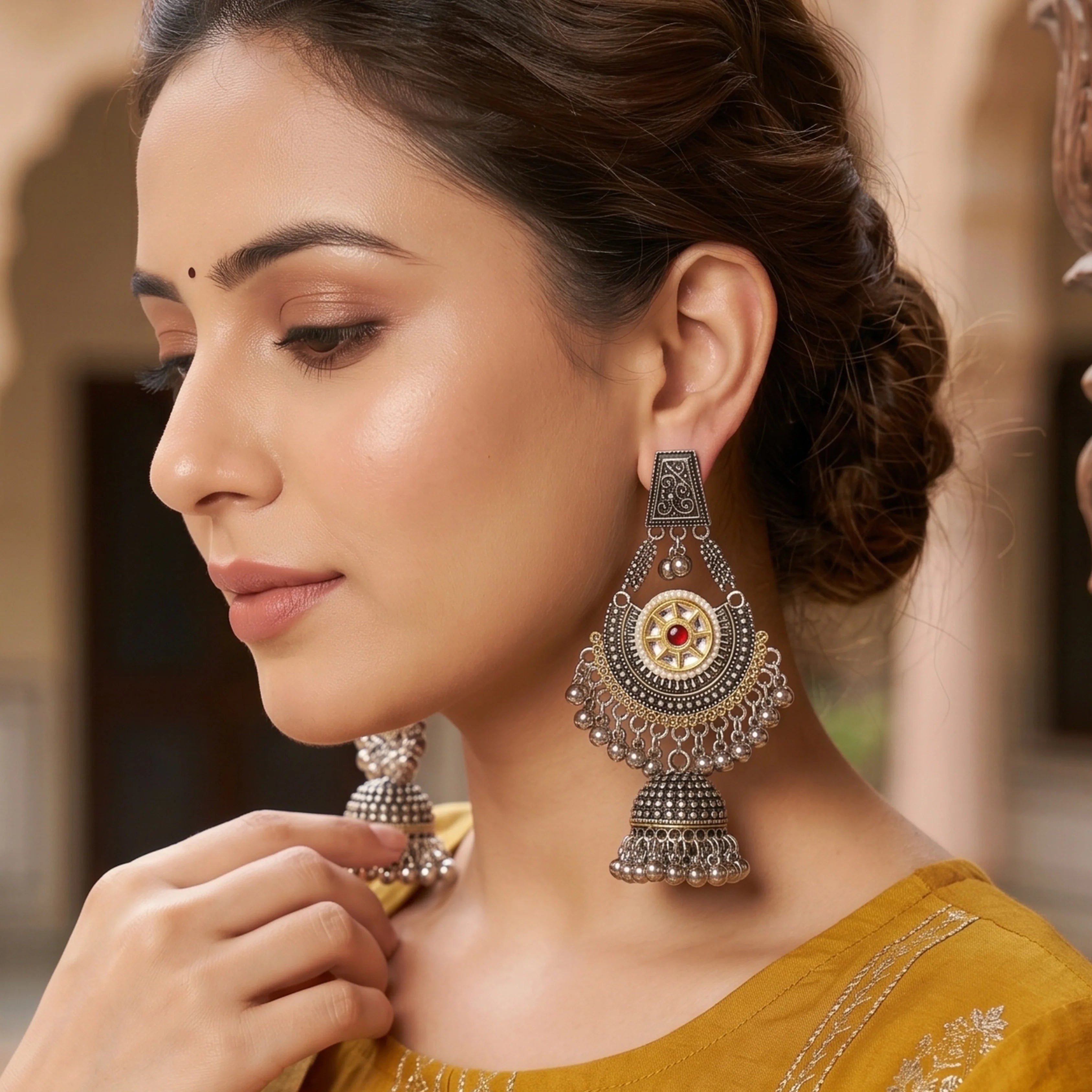 The Mehrunisa Jhumka