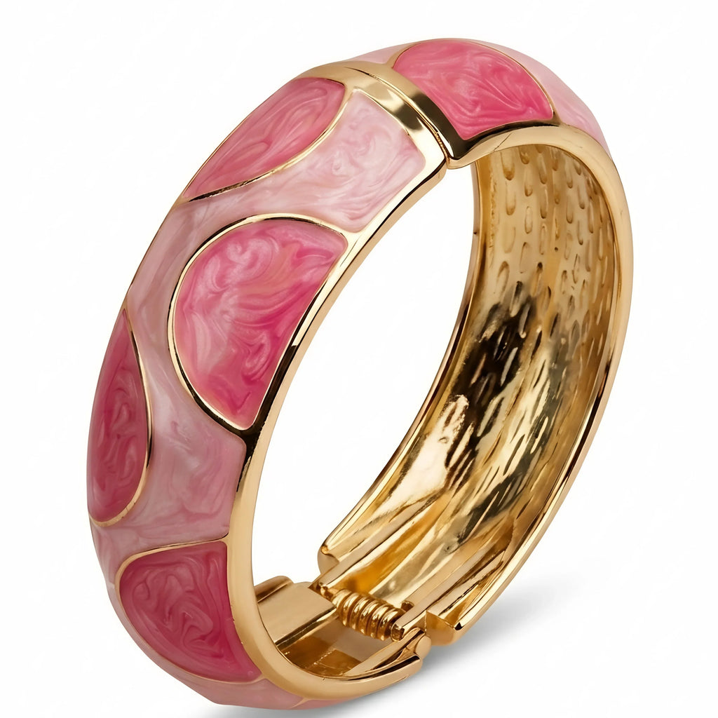 PINK MOSAIC ENAMEL BANGLE