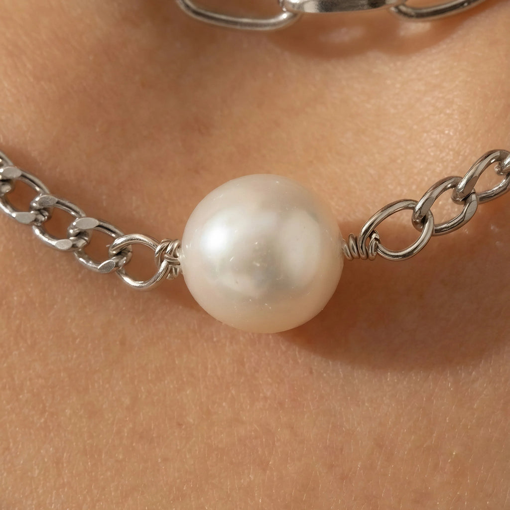 SILVER LAYERED CHAIN