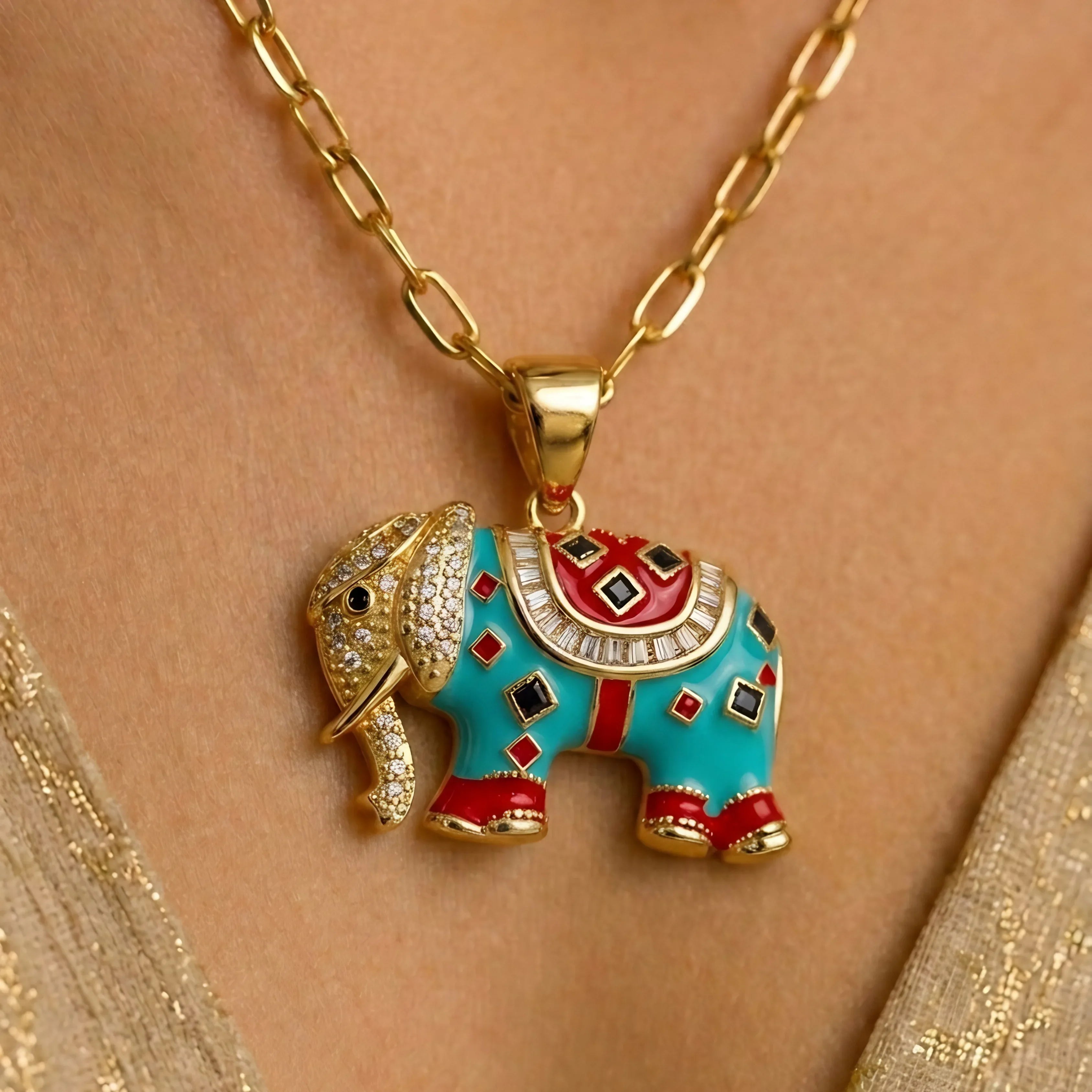 ELEPHANT CHARM PENDANT