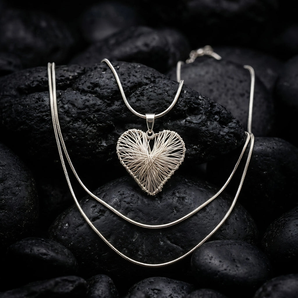 HEART SILVERX PENDANT CHAIN