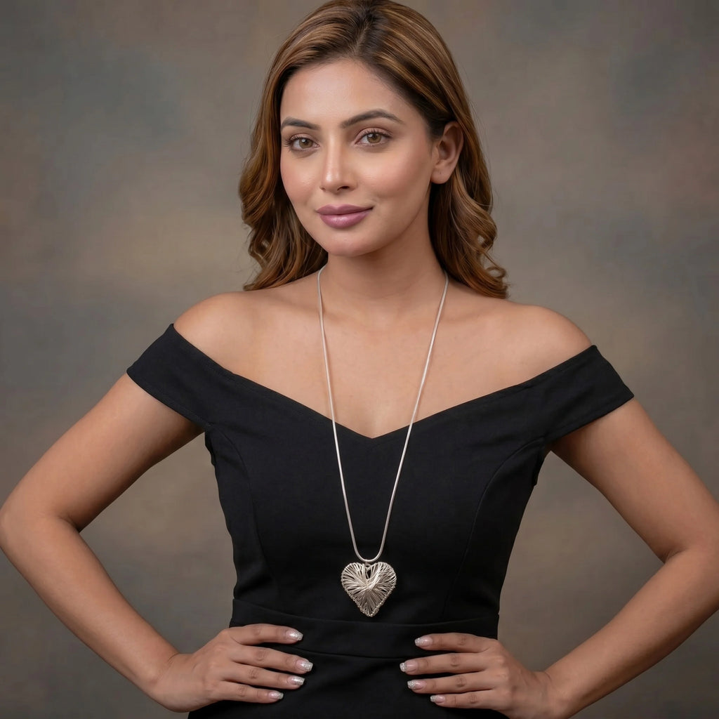 HEART SILVERX PENDANT CHAIN