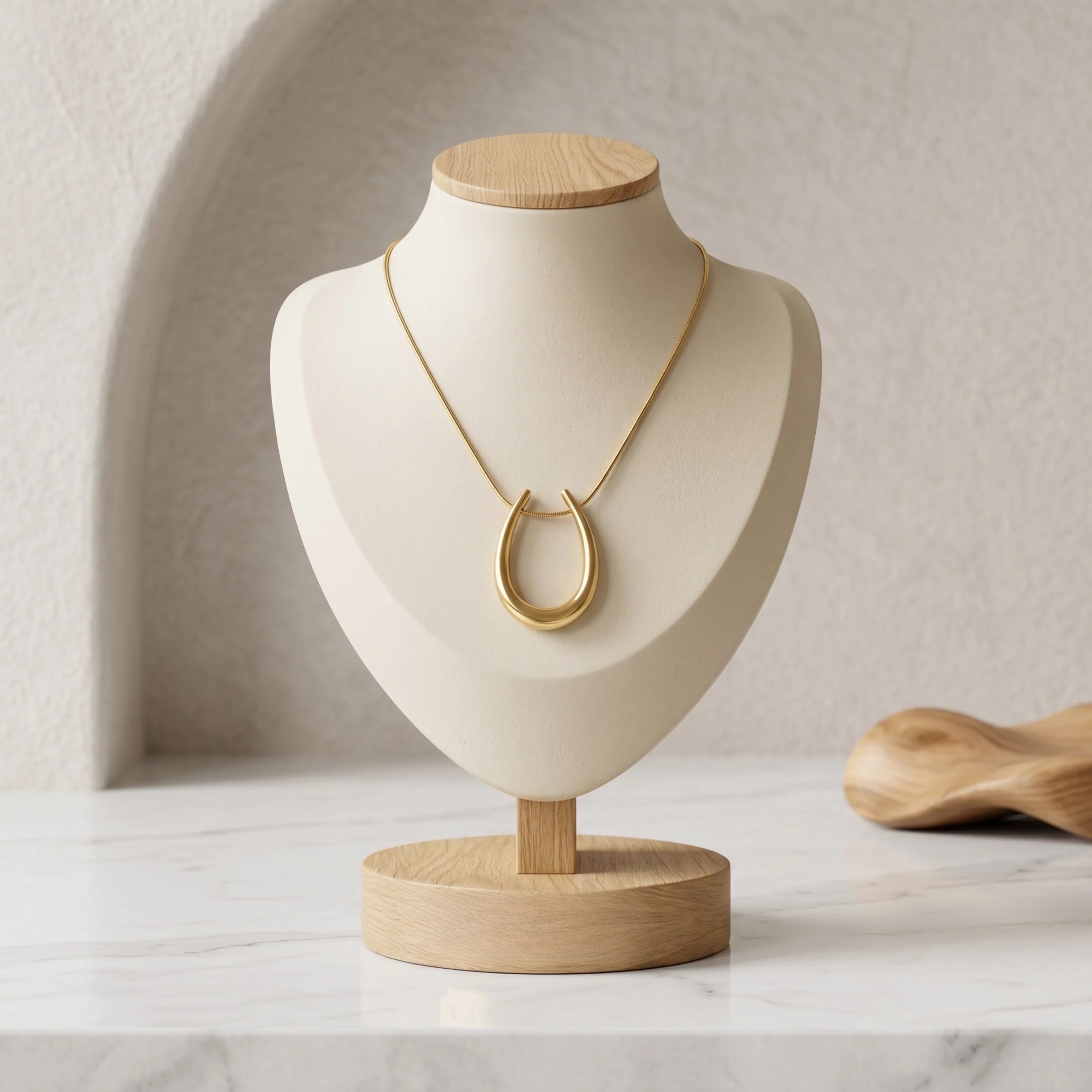 Lucky Horseshoe Glow Pendant