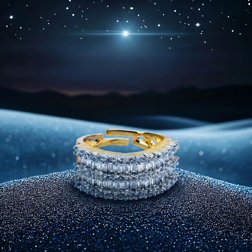 Celeste Luxe Band Ring