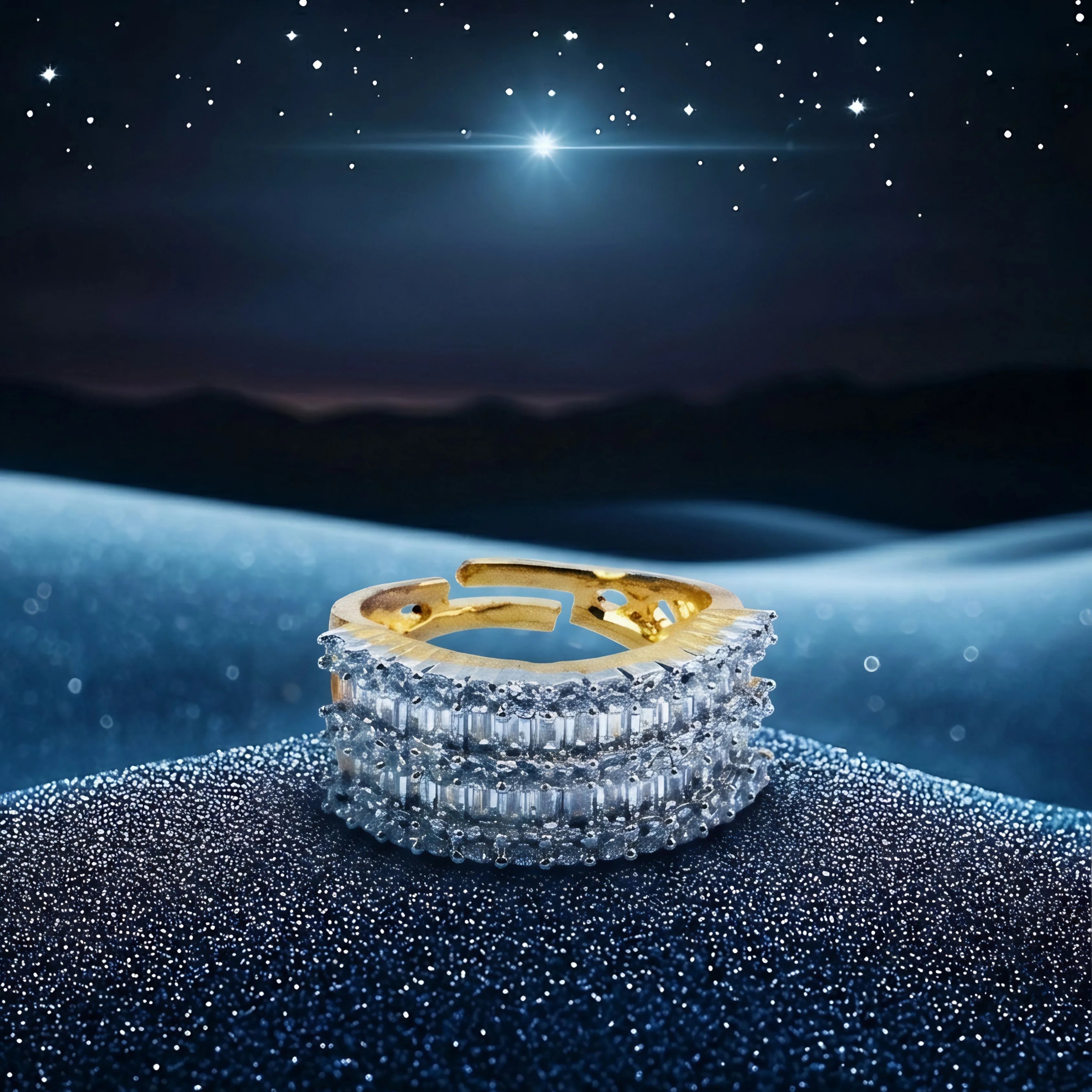 Celeste Luxe Band Ring