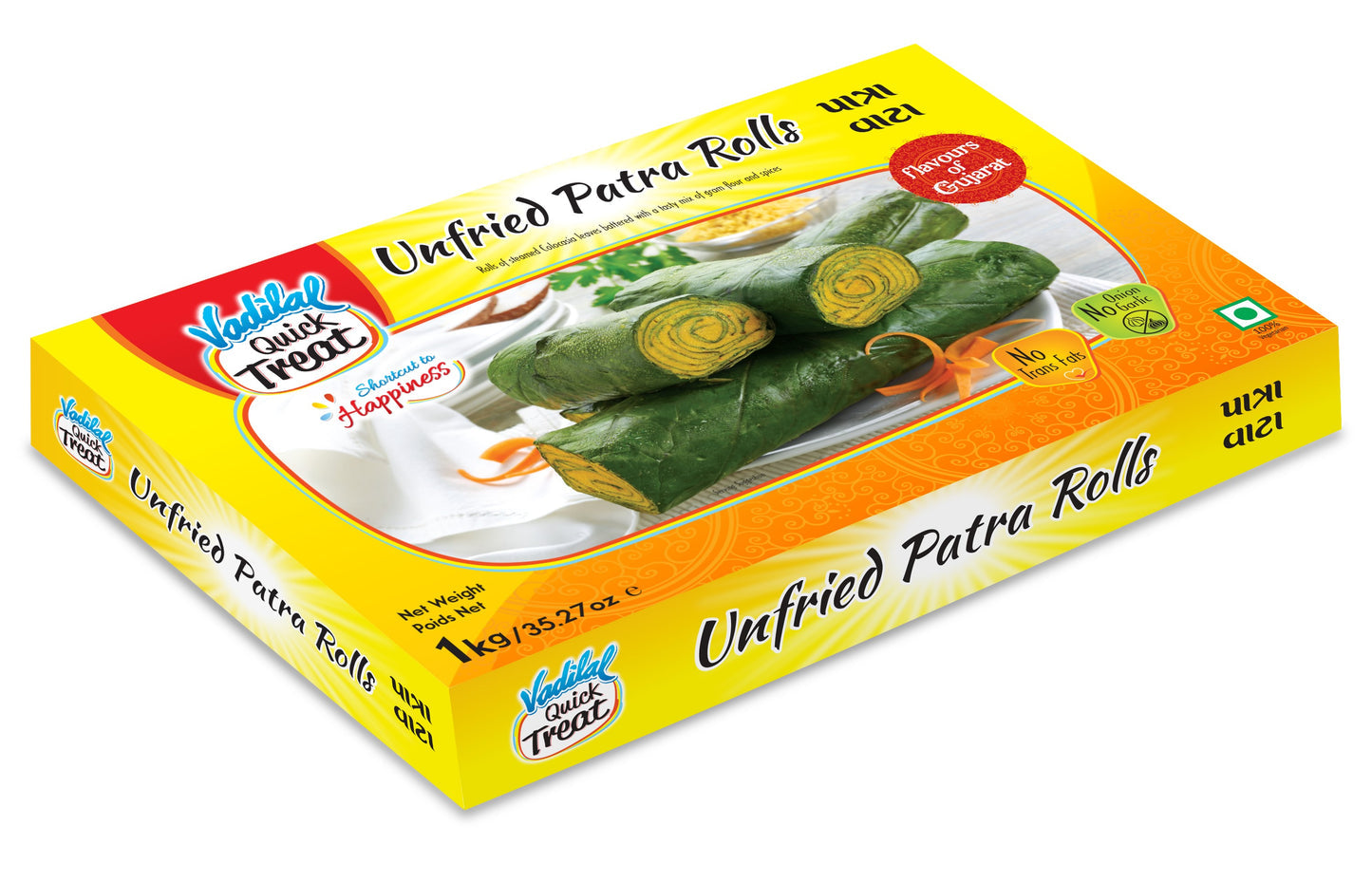 Vadilal Unfried Patra Roll 1 kg