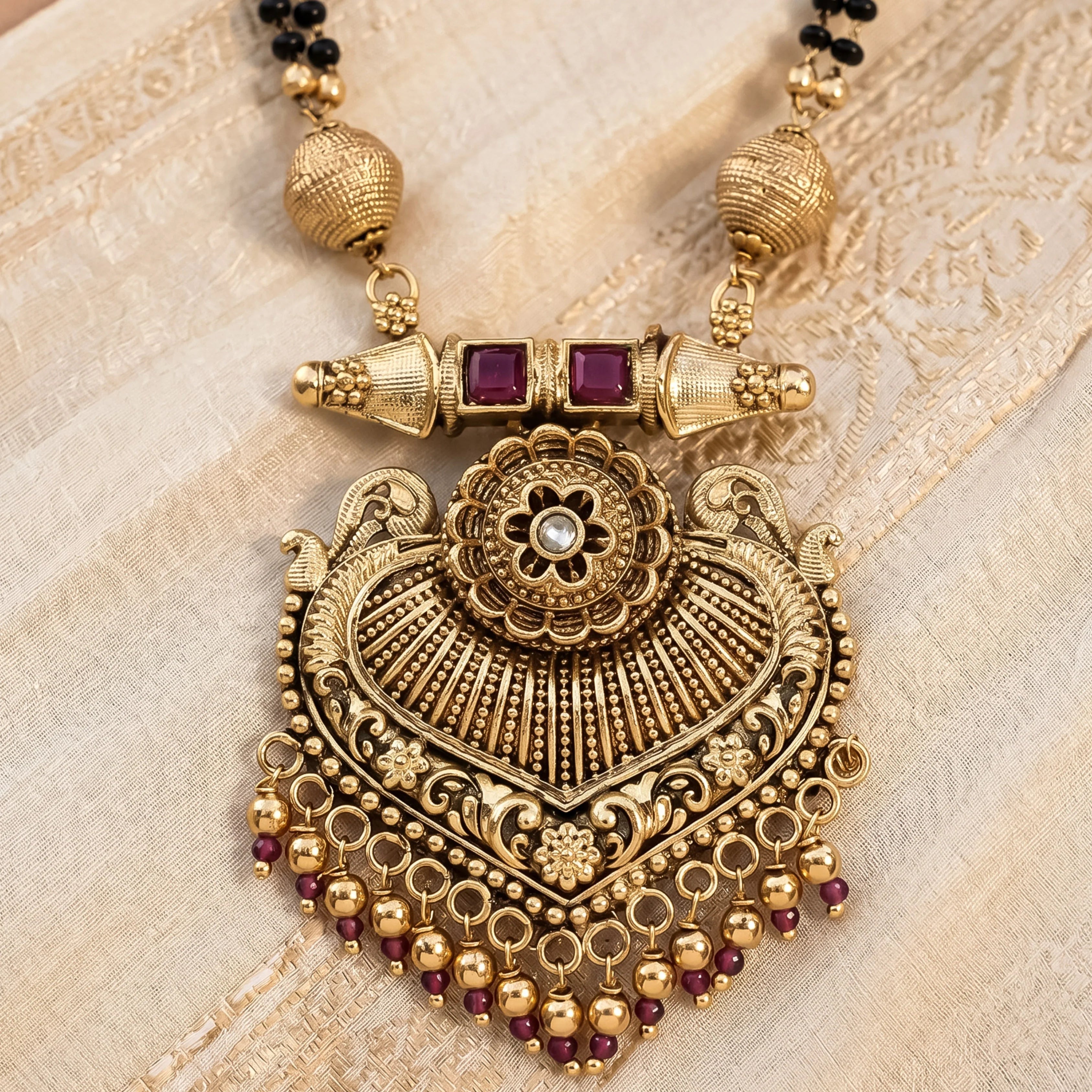 Maharani Veena Mangalsutra Set