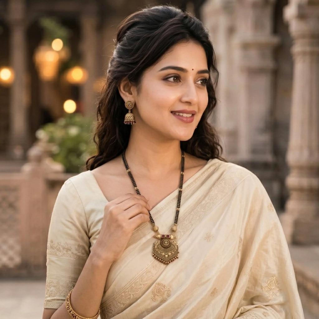 Maharani Veena Mangalsutra Set