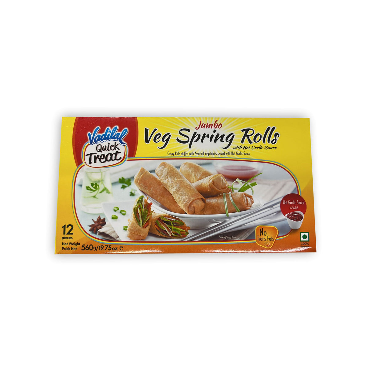 Vadilal Veg Spring Rolls 555 g